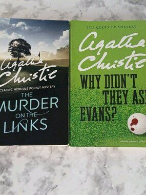 Agatha Christie 2 Book Lot Murder on the Links & Why Didn’t They Ask Evans
